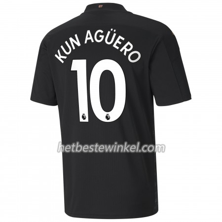 Manchester City Sergio Agüero 10 Voetbalshirts Uit 2020/21